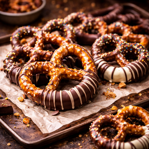 Dipped Pretzels